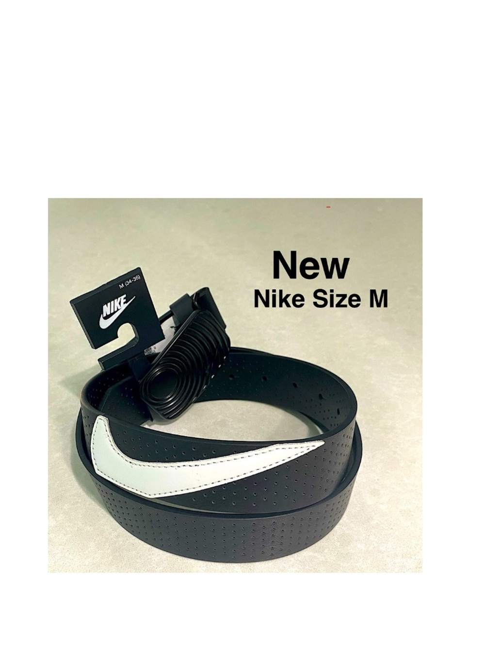 New NIKE AIR FORCE 1 Men BELT Size M with tags ⭐️⭐️⭐️⭐️